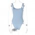 Summer Sleeveless Bodysuit For Women Sexy Slim Fit Backless Jumpsuit Elegant Casual Solid Color Bodysuit blue S