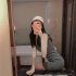 Summer Sleeveless Tank Dress For Women Sexy Slim Fit Pullover Midi Skirt Simple Elegant Solid Color Sundress grey XL