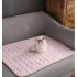 Summer Solid Color Cooling Sleeping Mat for Pet Cats Dogs Nest Pink 62 50cm
