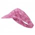 Summer Sun Visor Hat For Men Women Empty Top Sunshade Sweat absorbing Breathable Cap For Outdoor Cycling Running pink