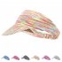 Summer Sun Visor Hat For Men Women Empty Top Sunshade Sweat absorbing Breathable Cap For Outdoor Cycling Running linen grey