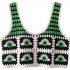 Summer Tank Top For Women Funny Retro Printing Slim Fit Sleeveless Tops Round Neck Casual Elegant Vest green One size fits all