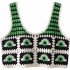 Summer Tank Top For Women Funny Retro Printing Slim Fit Sleeveless Tops Round Neck Casual Elegant Vest green One size fits all