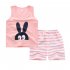 Summer Thin Pajamas For Children Cotton Cute Cartoon Printing Sleeveless Tank Tops Shorts Suit For Boys cow 2 3 years L
