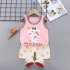 Summer Thin Pajamas For Children Cotton Cute Cartoon Printing Sleeveless Tank Tops Shorts Suit For Boys light pink kitten 3 4 years XL