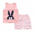 Summer Thin Pajamas For Children Cotton Cute Cartoon Printing Sleeveless Tank Tops Shorts Suit For Boys green bike 4 5 years 2XL
