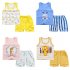 Summer Thin Pajamas For Children Cotton Cute Cartoon Printing Sleeveless Tank Tops Shorts Suit For Boys Little Tiger 8 18 months S