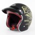 Summer Unisex Motorcycle Retro Half Helmet Classic Pattern 3 4 Open Face Scooter Head Protector Helmet L