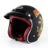 Summer Unisex Motorcycle Retro Half Helmet Classic Pattern 3 4 Open Face Scooter Head Protector Helmet L