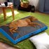 Summer Waterproof Removable Cover Pet Sleepling Cushion for Dogs red 105X65X8CM
