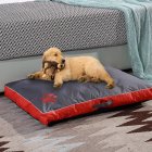 Summer Waterproof Removable Cover Pet Sleepling Cushion for Dogs red 105X65X8CM