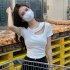 Summer Women Short Sleeves T shirt Fashion Sexy Hollow Out Round Neck Blouse Casual Slim Fit Solid Color Tops White S