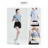 Summer Women Shorts With Side Pockets Casual Loose Quick drying Sports Short Pants For Running Fitness Yoga Cycling black L