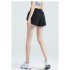 Summer Women Shorts With Side Pockets Casual Loose Quick drying Sports Short Pants For Running Fitness Yoga Cycling black L