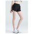 Summer Women Shorts With Side Pockets Casual Loose Quick drying Sports Short Pants For Running Fitness Yoga Cycling gray M