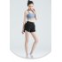 Summer Women Shorts With Side Pockets Casual Loose Quick drying Sports Short Pants For Running Fitness Yoga Cycling gray M