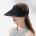 Summer Women Sun Hat Sunshade Adjustable Large Brim Hat With Detachable Windproof Rope For Outdoor Beach Cycling XMZ247 fashion black adjustable