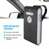 Sun Visor Car Bluetooth compatible Speaker Wireless Handsfree Speakerphone Hands free Car Kit Voice Prompt Ps08 black