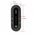 Sun Visor Car Bluetooth compatible Wireless Receiver Hands free Phone Speaker Clip Auto Audio Kit Music Player black