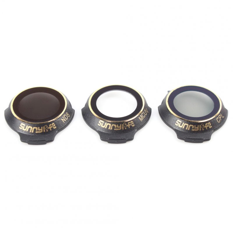 Sunnylife Lens Filter Kit MCUV CPL ND4 ND8 ND16 ND32 for DJI MAVIC PRO PLATINUM & WHITE Lens/Camera Filter