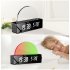 Sunrise Alarm Clock Simple Led Brightness Light Color Adjustable Multi functional Bedside Wake up Alarm Clock Black