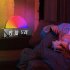 Sunrise Alarm Clock Simple Led Brightness Light Color Adjustable Multi functional Bedside Wake up Alarm Clock Black