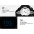 Sunroad FR851B Outdoor Watch features a barometer  altitude meter  and compass   making it a great outdoor gadget 