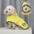 Super Absorbent Pet Bathrobe Soft Adjustable Fast Drying Dog Cat Bathrobe Towel Clothes Coral Velvet Comfortable Soft Towel cape grey M