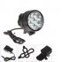Super Bright 7 CREE XM L T6 LED Bike Lamp Set With Battry Black