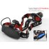Super Bright LED Headlamp with High Capacity Battery lets you light up dark areas or your path in the night with pure white color 