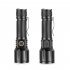Super Bright Led Flashlight Press Switch Usb Rechargeable 5 Modes Light Lamp Torch Flashlight   USB cable  without battery 
