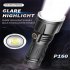 Super Bright Led Flashlight Press Switch Usb Rechargeable 5 Modes Light Lamp Torch Flashlight   USB cable  without battery 