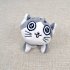 Super Cute Cat Plush Doll Toys Stuffed Animal Pendant Key Chain Keyring  random style