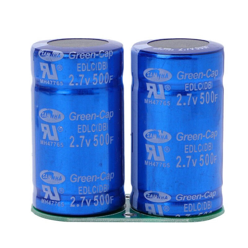Super Farah Capacitor Module 2.7V500F Ultralow Resistance 5.4V250F blue