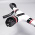 Super Light 260g Highway Bicycle Carbon Fiber Oneness Curved Handle white 420 120mm