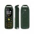 Super Mini 0 66 Inch 2G Mobile Phone B25 Wireless Bluetooth Earphone Hand Free Headset Unlocked Cellphone Dual SIM Card green