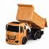 Super Power RC Car Tipper Dump Truck Model Remote Control Alloy Engineering Vehicle Beach Toys Kids Boys Birthday Xmas Gifts yellow 1 14