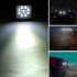 Super Slim Square 90W Spotlight Beam Led Work Light Driving Fog Lights