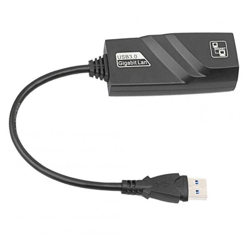 Super Speed USB 3.0 to RJ45 Gigabit Ethernet Adapter USB To LAN Adapter /Converter black