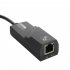 Super Speed USB 3 0 to RJ45 Gigabit Ethernet Adapter USB To LAN Adapter  Converter black