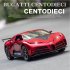 Supercar Simulation Model For Bugatti 1 32 Model 4Open Sound  Light The Door  Pull Back That will Run Toy white