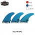 Surf Fins FCS 2 G3 G5 G7 Fins Honeycomb Fiberglass Fins Surf Surfboard Fin blue G3