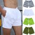 Surfing Beach Summer Men s Shorts Solid Color Big Pants gray M