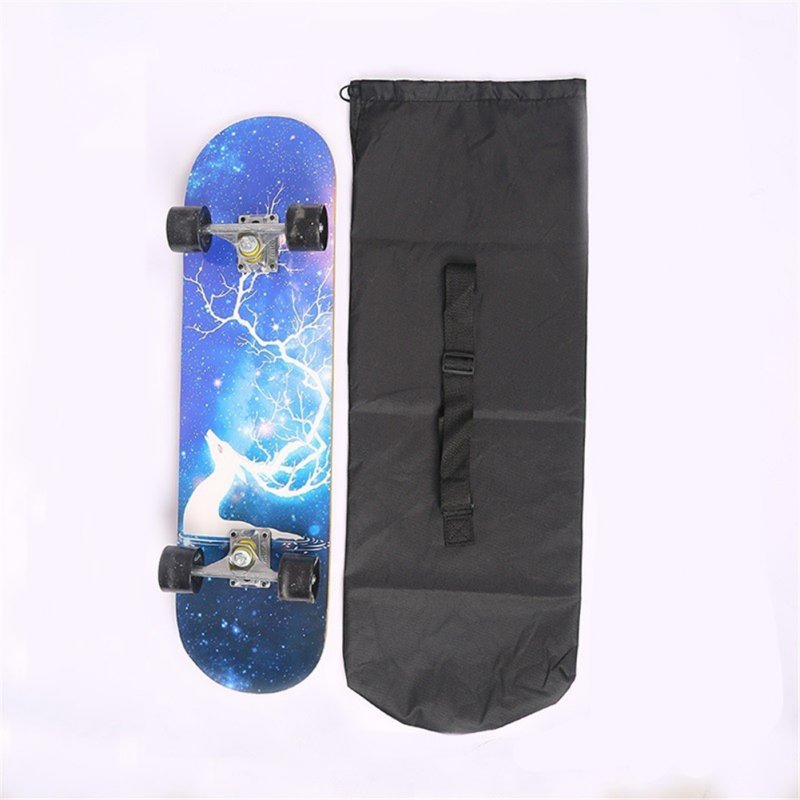 Surfing Skateboard Backpack Protable Storage  Bag For Double Deck Longboard 80 cm bucket bag Oxford cloth