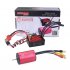 Surpass Hobby 2435 4500kv Brushless Motor   25A Brushless Speed Controller ESC Waterproof 2S for 1 16 RC Car  red