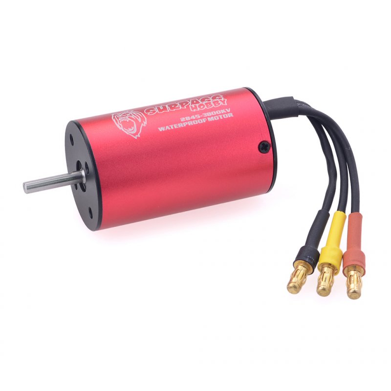 Surpass Hobby 2845 KK Series 2-3S Brushless Waterproof Motor 5900/5500/4400/3800KV for 1/12 Rc Car 5900KV