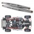 Suspension Arms Front and Rear RC Car Alloy Metal OP Swing Arm Traction Bar for 1 7 TRAXXAS UDR 1 pair  2PCS 