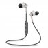 Sweatproof Wireless Bluetooth Earphones Sport Gym Headphones for iPhone Samsung  Black