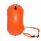 Swim Belts Swim Buoy Swimming Lifesaving Drifting Bag Highly Visible Buoy Float For Open Water, Safe Swim Training, Swimmers, Triathletes, Kayakers, Snorkelers Vitality Orange