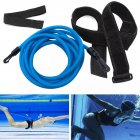 Swim Training Belt Swim Bungee Cords Resistance Bands Swimming Harness Static Swimming Belt For Training Fitness Accessories 6 x 9 x 4 blue